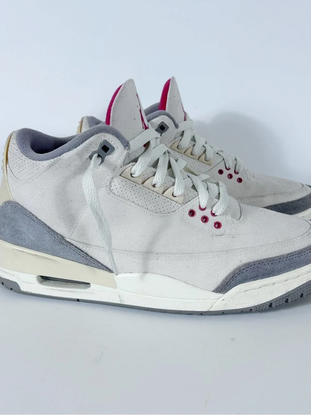 Nike Air Jordan 3 Retro SP Muslin Canvas Men's Size 9.5 DH7139-100 Sneakers